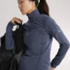 Rho Zip Neck för damer
