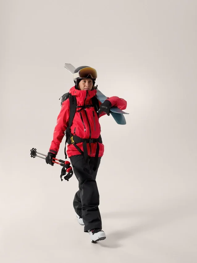 Ski Guide-byxor med hängslen för damer