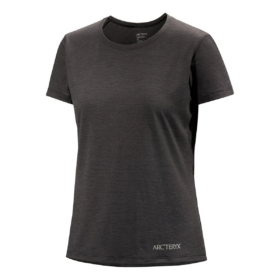 Taema Arc "Bird" T-shirt med rund hals "Svart"