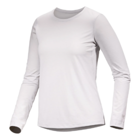 Taema långärmad T-shirt med rund hals "Grey"